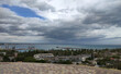 Crimean peninsula. The city of Feodosia. View of the Black Sea.
