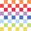 colorful and white color checker pattern background Vector