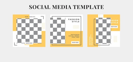 Wall Mural - Social media advertisement template banner