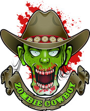 Zombie With A Cowboy Hat