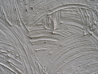 Wall Mural - Rough white relief stucco wall texture background. blank for designers