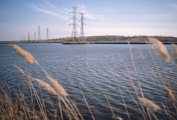 river in the spring