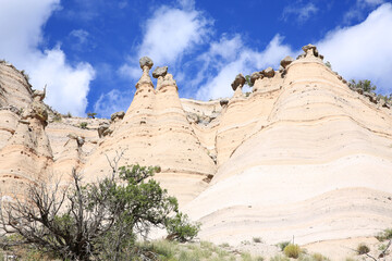 Wall Mural - Kasha-Katuwe Tent Rocks National Monument in New Mexico, USA