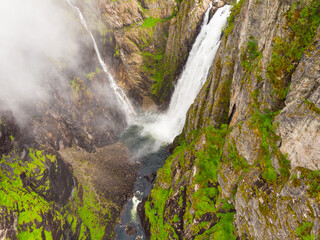 Poster - Voringsfossen waterfall, Mabodalen canyon Norway