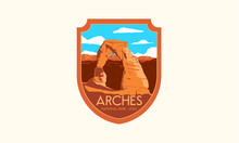 Arches National Park Vector