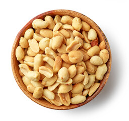 Poster - bowl of roasted salted peanuts