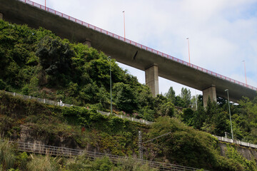 Poster -  Bridge in the city