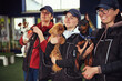 © Svitlana - Three female instructors and their canine friends