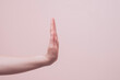 © Proxa Videx - hand of a person showing stop gesture