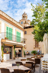 Streets and architecture of Palma de Mallorca, Spain