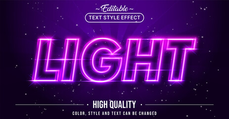 Aufkleber - Editable text style effect - Light text style theme.