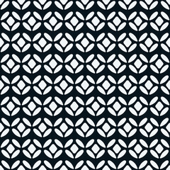 Aufkleber - White seamless round shapes. Vector same ornament with white shapes.