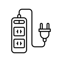 Canvas Print - Power socket icon