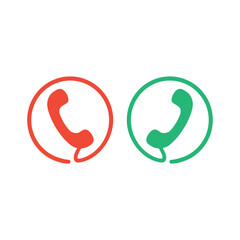 Wall Mural - phone logo symbol icon simple minimalist flat style