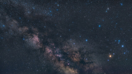Wall Mural - The galactic center photographed from Deutwang in Germany.