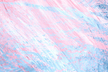 Wall Mural - plastic effect wallpaper pink and blue background