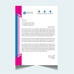 Wall Mural - LETTERHEAD TEMPLATE DESIGNJ