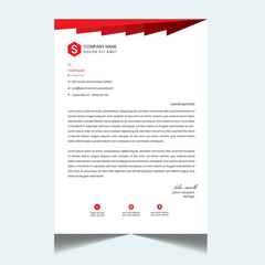 Wall Mural - LETTERHEAD TEMPLATE DESIGNJ