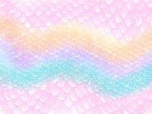 Unicorn Galaxy Pattern. Pastel Cloud And Sky With Glitter. Cute Bright Paint Like Candy Background Theme. Concept To Montage Or Present Your Product, For Women, Girls In Princess Style