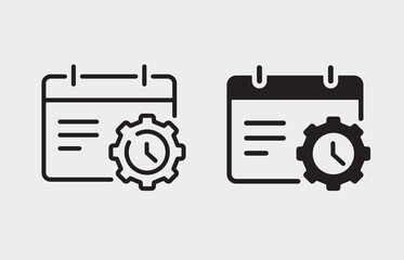 Poster - data visualization icon on white background. vector illustration.
