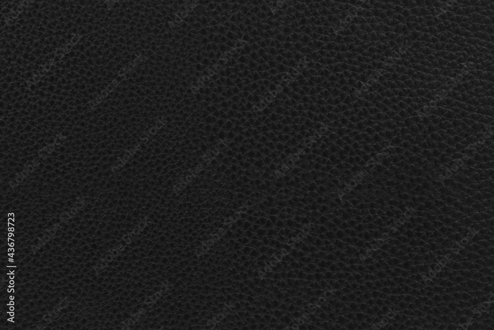 Abstract Black leather texture background. Stock Photo | Adobe Stock