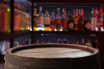 Wall Mural - Wine barrels in wine-vaults in order