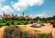 Bangalore Palace is a royal palace located in Bengaluru, Karnataka, India, in an area that was owned by Rev. J. Garrett, the first principal of the Central High School 
