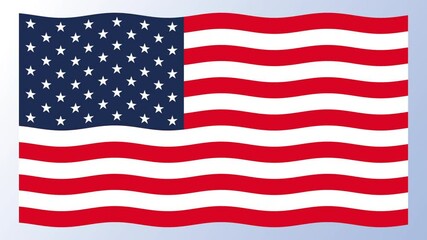 Canvas Print - united states of america flag