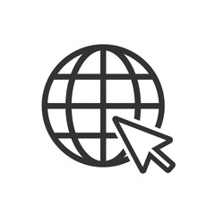 Wall Mural - website icon. vector www icon