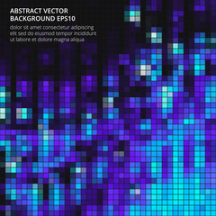 Poster - Pattern with simple shapes for your design.