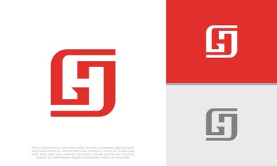 Wall Mural - innovative high tech logo template. abstract artificial intelligence logo. initial gh. h logo design