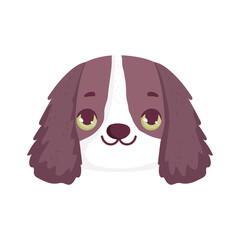 Sticker - cartoon puppy face