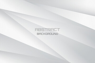 Wall Mural - white and gray abstract modern cover and banner background