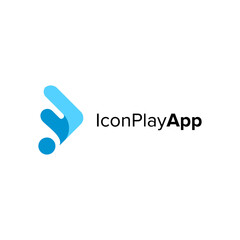 initial letter f app icon logo vector. modern icon mobile phone