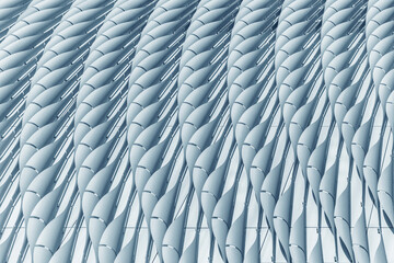 Aufkleber - Exterior of modern architecture. Building abstract background  pattern