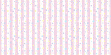 Stripes And Dots Pastel Pink Seamless Repeat Pattern Background