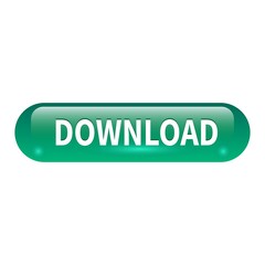 Poster - green color download button for websites vector illustration on a white background, multicolored sty