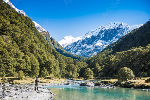 Fototapeta Alpy  matukituki-valley-track-park-narodowy-mount-aspiring-wyspa-poludniowa-nowa-zelandia