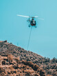 Portofino Italien Helikopter Bergarbeiten