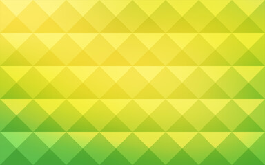 Poster - Geometrical green and yellow seamless pattern. Seamless bright background with many bright yellow 3d quares. vector geometric abstract background with rhombus shapes, light green, yellow. Vector EPS10