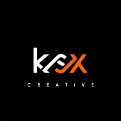 KSX Letter Initial Logo Design Template Vector Illustration