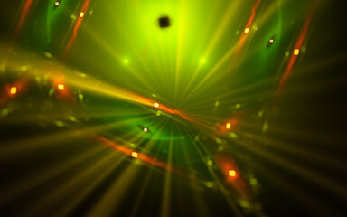 Aufkleber - digital illustration abstract image generated fractal background image wallpaper pattern of various geometric shapes and lines of various colors for computer graphics or web design
