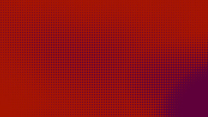 Poster - Dots halftone red purple color pattern gradient texture with technology digital background. Dots pop art comics style.