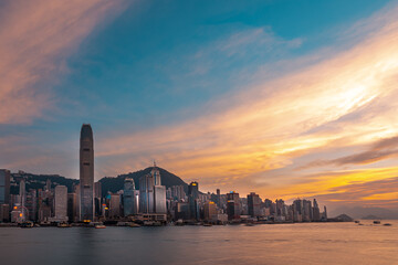 Wall Mural - Hong Kong Victoria Harbour view