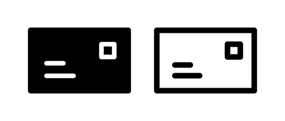 Poster - Message envelope icon vector illustration.