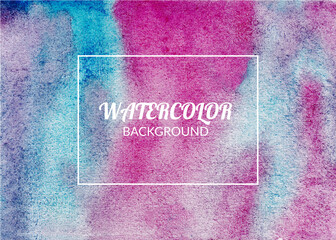 Handmade Watercolor Texture Background, Colorful Watercolor Texture