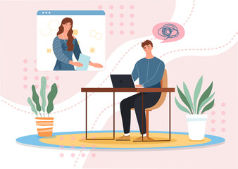 Aufkleber - psychotherapy practice, consulting patient