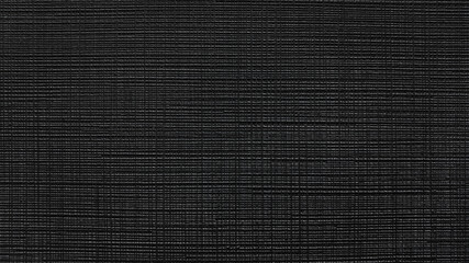 Wall Mural - black textile fabric wallpaper texture background for interior wall covering. grunge canvas fabric background.