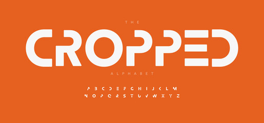 geometric alphabet letter font. modern logo typography. minimal futuristic vector typographic design