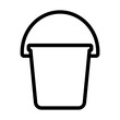 Icon Of Bucket